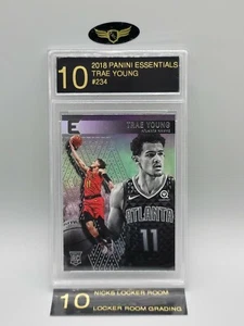 2018 Panini Essentials Atlanta Hawks TRAE YOUNG #234 rookie graded mint LRG 10 - Imagen 1 de 2