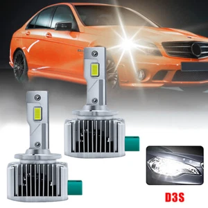 2X D3S LED 180W 20000LM Scheinwerfer Set Birnen 6000K weiß Ersatz Umbau Lampe - Bild 1 von 12
