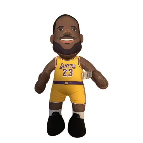 LeBron James NBA Los Angeles Lakers® Yellow 10" Plush Figure Bleacher Creature Cover