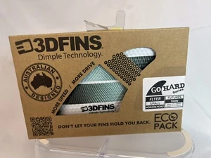 3DFINS Go Hard Surfboard Fins Flyer Small Base 3.7”/94mm Height 3.33”/86mm SPEED - Picture 1 of 6