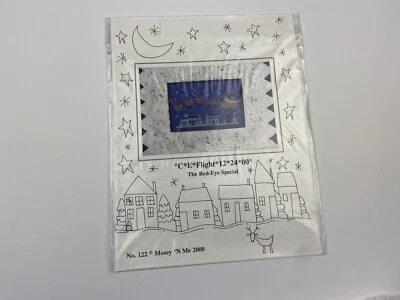 Mosey N Me C*E*Flight* 12*24*00 The Red-Eye Special Cross Stitch Pattern Santa - Image 1 of 3