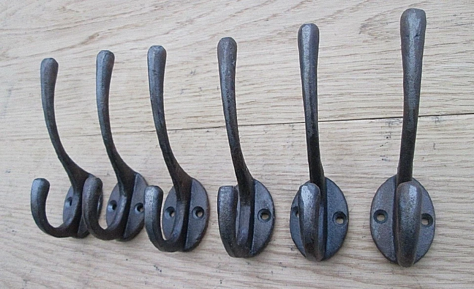 ANTIGUO GANCHO DE ABRIGO DE HIERRO FUNDIDO CLÁSICO ESTILO VINTAGE - Imagen 1 de 1