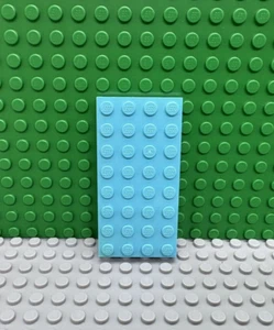 Lego 1 Medium Azure 4x8 placa base NUEVO - Imagen 1 de 1