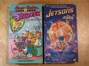  JETSONS THE MOVIE THE JETSONS FIRST EPISODES HANNA BARBERA VHS 1ST EDS 1989/90  - Picture 1 of 8