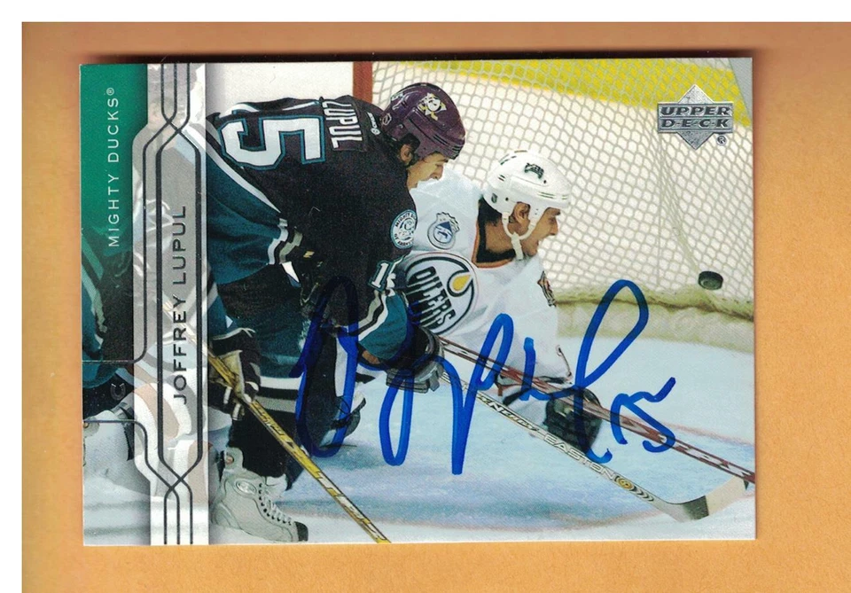 Joffrey Lupul AUTOGRAPHED 2004-05 Upper Deck Hockey Card Signed Anaheim Ducks - Image 1 of 1