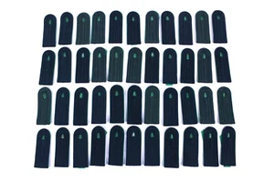 22 pares de hombreras uniformes de la RDA verdes requisitos del club 5 rayas - Imagen 1 de 2