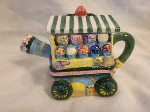 Tea-Nee Teekanne, Blumenwagenmotiv, von Cardinal Inc. 1995 - Bild 1 von 8