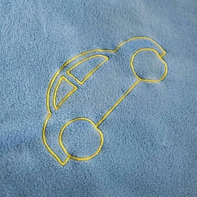 IKEA Azul Polar CAR CAMIÓN Bebé Niño Manta Costuras Verdes 35x35 Suave Foto 1 de 4