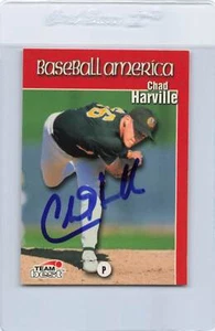 1999 Team Best #50 Chad Harville A's Signed Auto *H5000 - Picture 1 of 2