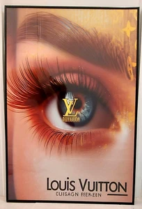Arte de pared Louis Vuitton abstracto LV pintura moderna grande 40" enmarcado enorme lienzo - Imagen 1 de 3