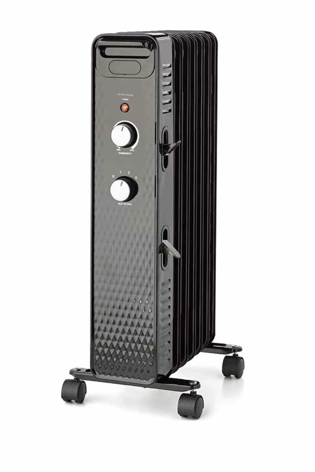 Mainstays WSH07O2ABB 1500W Portable Oil Filled Radiator - Black