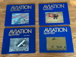 4 Aviation Quarterly Set 1977 Volume 3 - 2 Trophy Editions -  Limited Ed - Picture 1 of 2