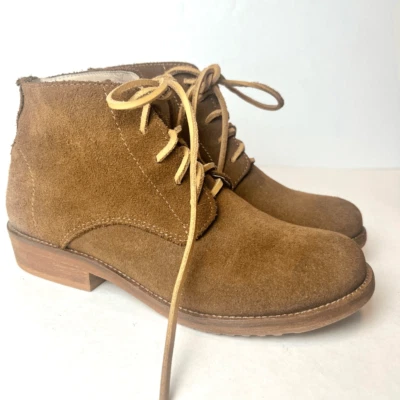 Botines Gee Wawa Anthropologie marrón gamuza talla 6,5 Foto 1 de 4