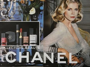 PUBLICITÉ DE PRESSE 1979 CHANEL COLLECTION BEAUTÉ VERNIS ROUGE A LEVRES ÉMULTION - Foto 1 di 1