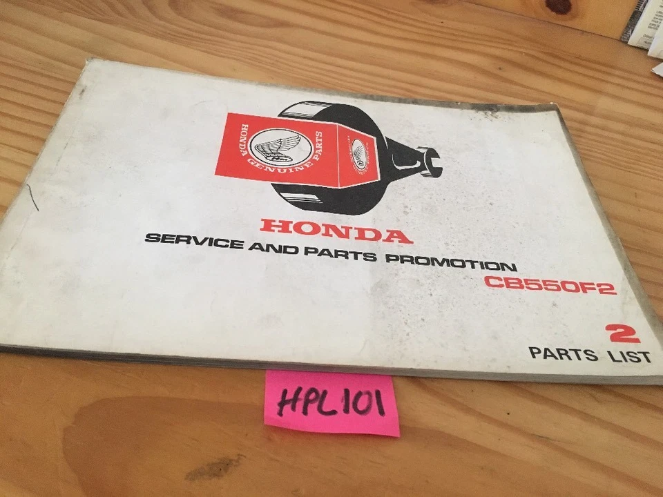Honda Piezas List CB550F2 CB550 F2 CB 550 Catálogo Piezas Repuesto Edición 2 - Imagen 1 de 4