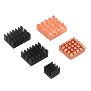 5* Heatsinks Aluminum Alloy Radiator Copper Cooler Heat Sink for Orange Pi 4 Lts - Picture 1 of 6