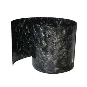 Envoltura de batería 18x60" 0,5 mm diamante negro instrumento musical hoja decorativa - Imagen 1 de 7