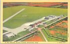 Lithograph Brownsville Texas Pan American Airways Terminal Airport Scene 1940S