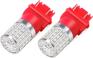 Red LED Light Bulbs 72-SMD 3157 3056 3156 3057 4057 4157 Super Bright Replace - Picture 1 of 7