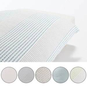 MUJI 100% Cotton Seersucker Duvet Cover – Queen Size - Picture 1 of 55