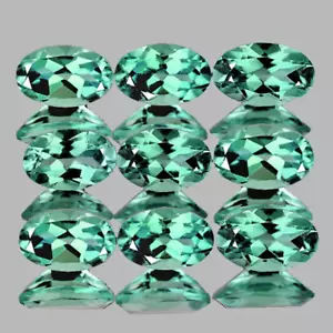 5x3 mm 9 pezzi AAA fuoco naturale Paraiba verde apatite blu {impeccabile-VVS} - Foto 1 di 2