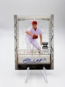 2022 Brandon Walter Leaf Trinity Clear Autograph #3/50