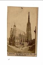 photographie format cdv Cathédrale de VIENNE STEFANSKIRCHE Frankenstein éd1873