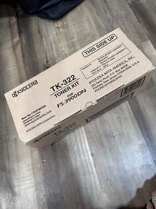 NEW! Kyocera TK-322 Black Toner for FS-3900DN Laser Printer OEM TK-322K - Picture 1 of 5