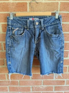 Ariat Damen Jeans Shorts Cut Off Gr. 27 Western Cowgirl Rodeo Mid Rise Stretch - Bild 1 von 9
