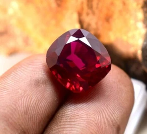 9.60 CT Natural Beautiful Burma Red Ruby Cushion Shape Cut A+++ Loose Gemstones - Bild 1 von 5