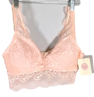 SO Sujetador Mujer Rosa M Encaje Nuevo Con Etiquetas Foto 1 de 4