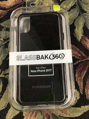 🔥NUEVO EN CAJA Puregear Glassbak 360 Aluminio Estuche Parachoques para Apple iPhone 2017 Sellado 🔥 Foto 1 de 4