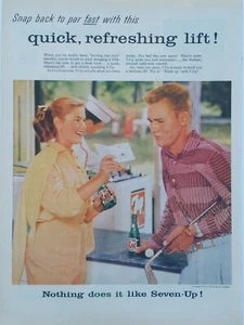1957 vintage 7 up print ad. Nothing does it like 7UP! - Picture 1 of 1