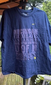 Nike Michigan Wolverines VINTAGE Shirt XL Swoosh - Picture 1 of 4