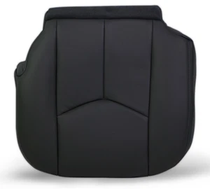 2004 2005 2006 Chevy Silverado Duramax Driver Bottom Seat Cover Vinilo gris oscuro - Imagen 1 de 12