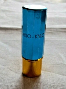 Briquet tube bleu ancien essence Vintage publicitaire Kario Kylon Elixir  - Picture 1 of 3