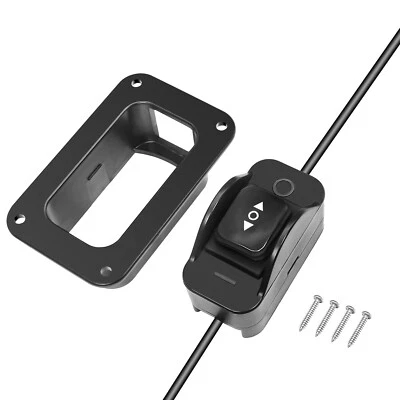 Recoil LAS3 DPDT 25A 12V DC Motor Polarity Reversing Momentary Rocker Switch - Image 1 of 4