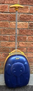 Samsonite Sammies Blue Hard Shell Elephants Child’s Pull Along Suitcase - Picture 1 of 13