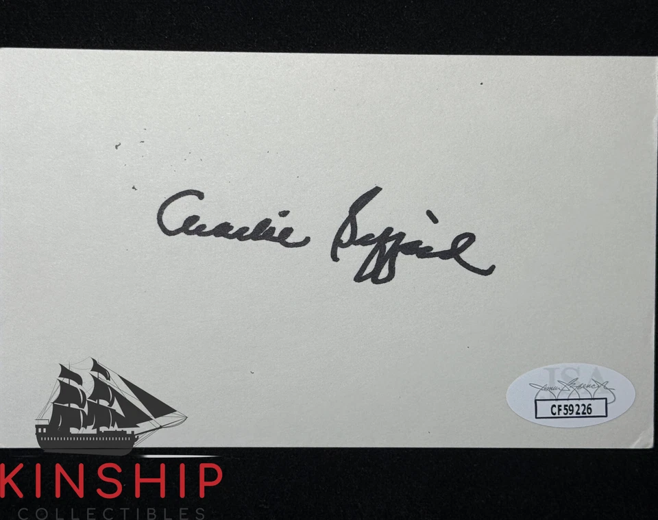Charlie Sifford signed 3x5 Index Card JSA COA PGA Golf Auto I73 - Image 1 of 1