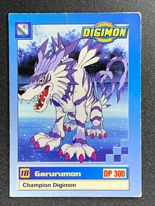 Garurumon # 18 Champion Digimon Upper Deck Bandai 2000 - Picture 1 of 5