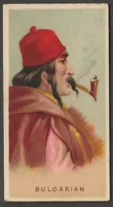 ALLEN & GINTER (USA)-WORLDS SMOKERS 1888-#11- BULGARIAN - Picture 1 of 2