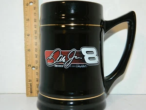 Taza de cerveza Dale Earnhardt Jr #8 jarra Stein NASCAR bonita pieza de exhibición negra 2004 - Imagen 1 de 8