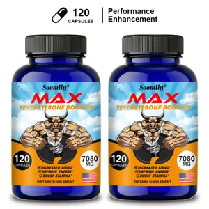 Muscle Growth Capsules 7080mg Testosterone Booster Anabol Steroids High Dose - Picture 1 of 19