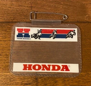 Vintage Team Honda Original Plastic Pass/Ticket Holder - Picture 1 of 2