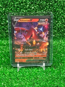 Pokemon Juego de Cartas Coleccionables Volcanion V 025/198 Chilling Reign Holo Tarjeta Ultra Rara Casi Nueva - Imagen 1 de 1