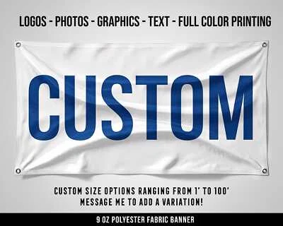 Custom Fabric Banner - Personalized Motivational Wall Art  Boat Flag - Image 1 of 4