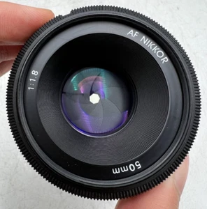 Nikon AF Nikkor 50mm F1.8 Nikon AF Mount Lens For DSLR Cameras *Read* - Picture 1 of 9