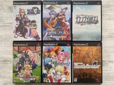 SONY PS2 Eternal Mana 1 2 & Grand Fantasm & Mana Khemia 1 2 & Berwick Saga set - Image 1 of 4