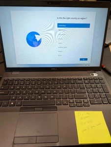 DELL LATITUDE 5500 Win 11 PRO (fresh load) 1.9gz i7 CPU 16GB RAM 512GB M.2 - Picture 1 of 5