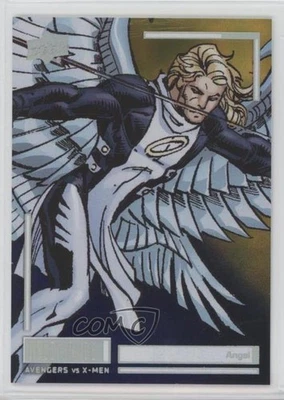 2023 Upper Deck Allegiance Avengers vs X-Men Blue & Yellow 18/63 Angel #C37 1k22 - Image 1 of 3